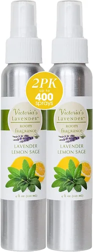 Vista 18 de Victoria's Lavender Spray de fragancia para habitación, ambientador y eliminador de olores, espray de lavanda, aroma de aceite esencial de lujo