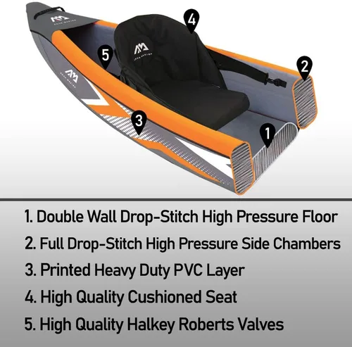 Vista 5 de Aqua Marina - Kayak Tomahawk