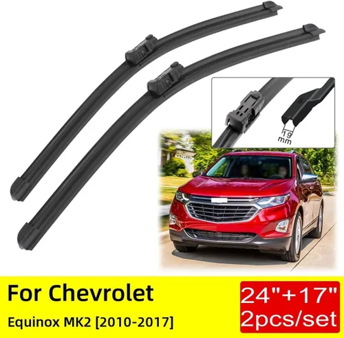 Vista 2 de Compatible con Chevrolet Equinox MK2 2010 2011 2012 2013 2014 2015 2016 2017 Escobillas limpiaparabrisas, accesorios de cortador