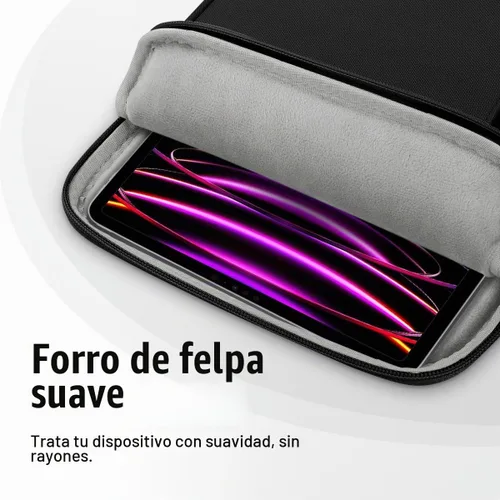 Vista 3 de TiMOVO Funda para Tablet de 13 Pulgadas con Correa para Hombro para iPad Air 13" M3 2025, iPad Pro 13"/12.9", Galaxy Tab S9 Plus/S10+/S10 Plus/S9
