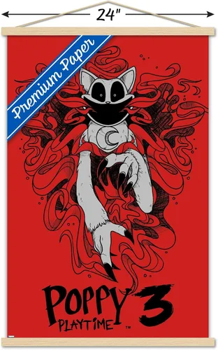 Vista 3 de Trends International Poppy Playtime: Capítulo 3 - Póster de pared ahumado con marco magnético