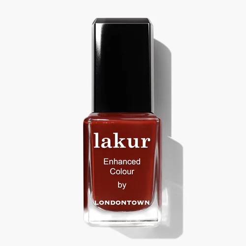 Vista 19 de LONDONTOWN Lakur Nail Polish - Red, Long-Lasting, Streak-Free, Chip-Resistant 21+ Free Non-Toxic Vegan Nail Color, Strengthens & Hydrates Nails