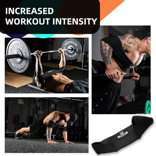 Vista 8 de MANUEKLEAR Bench Press Band, Sling Bench Press Band for Men and Women Power Weight Lifting Fitness - Push Up Exercise Assistance Bench Block