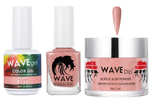 Vista 86 de WAVEGEL - Juego de gel de remojo, laca de uñas y polvo acrílico a juego - Colección Simplicity - #P109 Blizzard