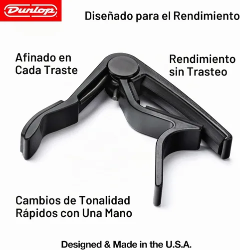 Vista 3 de Ceja de guitarra Jim Dunlop 83_52553 , Negro