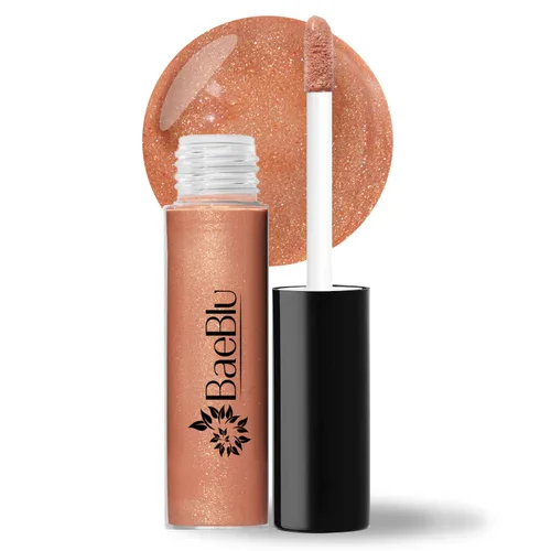 Vista 14 de BaeBlu Brillo de labios vegano orgánico, ingredientes hidratantes no tóxicos 100% naturales, ¿vino no?