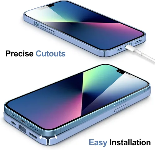 Vista 7 de JETech Funda delgada mejorada (0.033 in de delgado) para iPhone 13 de 6.1 pulgadas, cubierta de lente de cámara, protección completa, ajuste