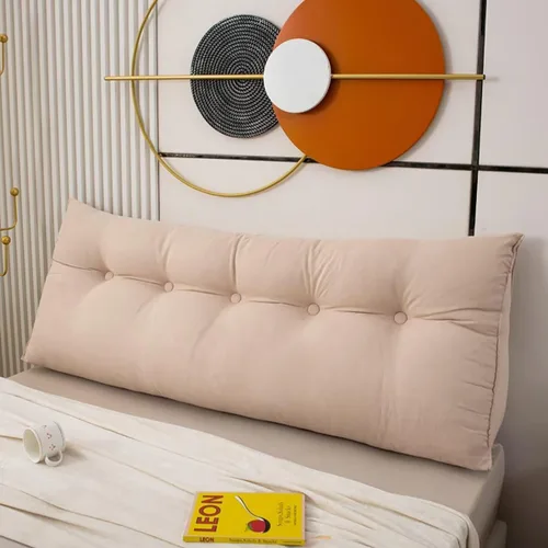 Vista 8 de Almohada de cabecera de cuña para reposo en cama, almohada de lectura, almohadas triangulares, almohadas de cuña para cabecero triangular, relleno