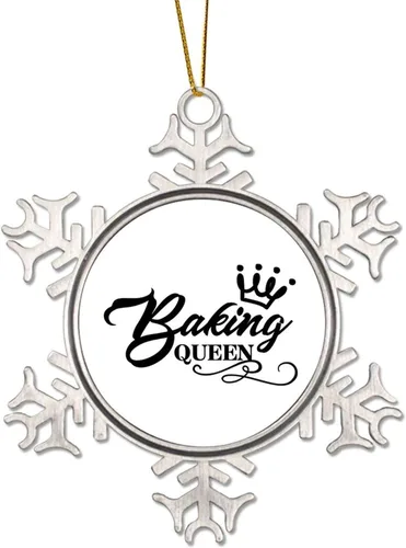 Vista 6 de Cotización de copos de nieve de peltre, adornos de Navidad de franela, hogueras, mores, adornos para colgar en el árbol de Navidad, decoración