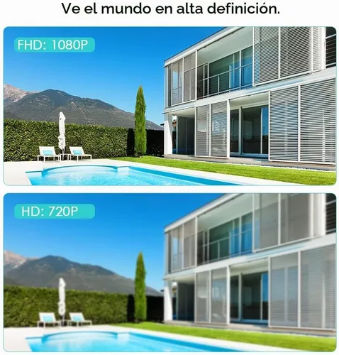 Vista 6 de EVERSECU Cámara de seguridad PTZ de bombilla inalámbrica de 1080P 2.0MP con conector E27, seguimiento automático de movimiento, audio bidireccional