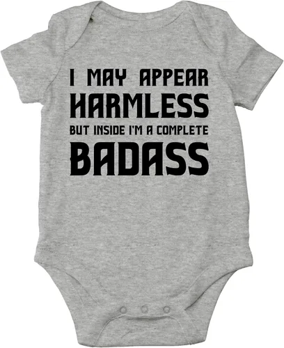 Vista 13 de CBTwear I May Appear Harmless - Ropa de bebé - Divertidos trajes para recién nacidos para niños y niñas