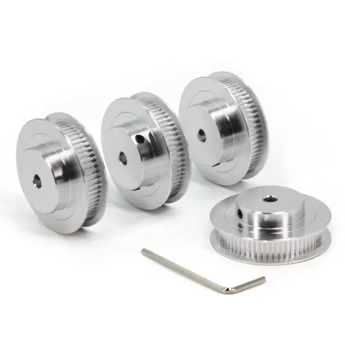 Vista 9 de 2GT Poleas de 30 dientes de 0.197 in de diámetro 30T Poleas de correa de distribución de aluminio para correa de 0.236 in de ancho, piezas