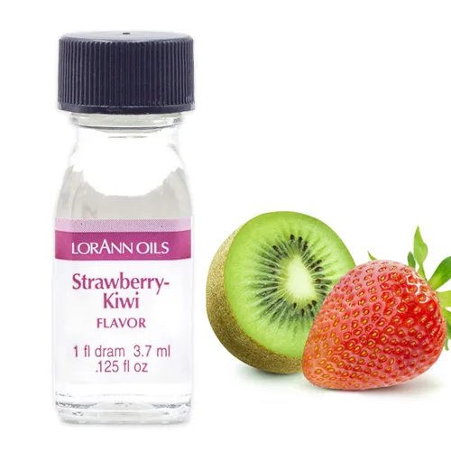 Vista 2 de LorAnn Sabor SS de fresa-kiwi, 1 botella de dram (0.0125 fl oz - 0.1 fl oz - 1 cucharadita)