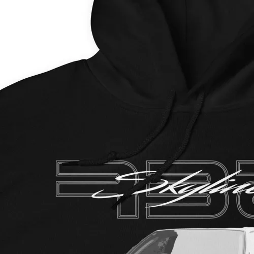 Vista 5 de Sudadera con capucha unisex JDM Legend Car R32 Skyline Japanese Tuning