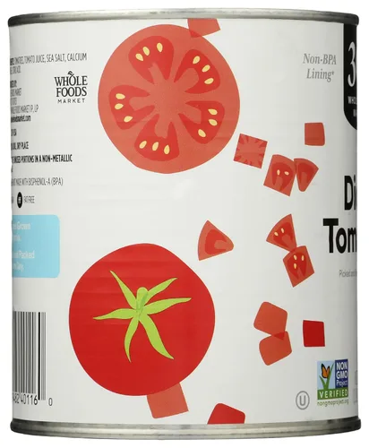 Vista 5 de 365 by Whole Foods Market, Tomates en cubitos, 28 onzas