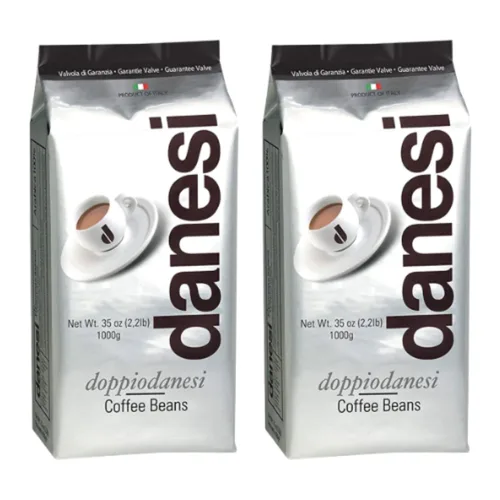 Vista 16 de Danesi Caffe - Granos de café enteros italianos, granos de café expreso y grano entero de tostado medio, perfectos para máquinas de espresso, prensa
