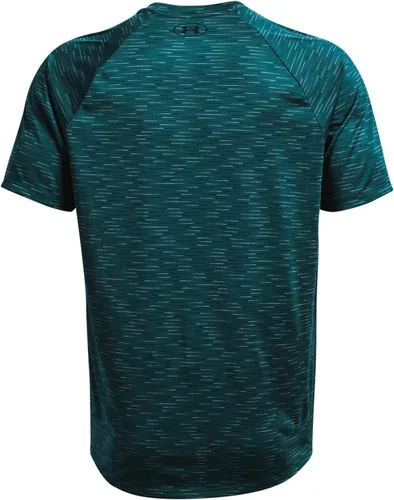 Vista 3 de Under Armour Tech 2.0 5C Camiseta de manga corta Turmalina Verde azuladoNegro SM, Negro