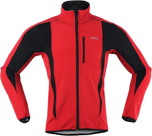 Vista 2 de Chaqueta térmica para ciclismo (tejido Softshell, resistente al viento, impermeable, 15K) de ARSUXEO