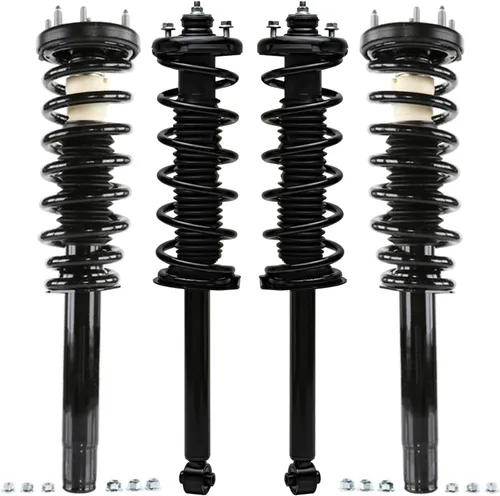 Vista 29 de Detroit Axle - 4 piezas de soportes para Toyota 2004 2005 2006 2007 2008 2009 Prius, soportes delanteros y traseros con resortes helicoidales