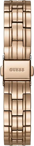 Vista 3 de GUESS Reloj analógico de cuarzo clásico para mujer con correa de acero inoxidable W0989L3 rosa pulsera Rosado Pulsera