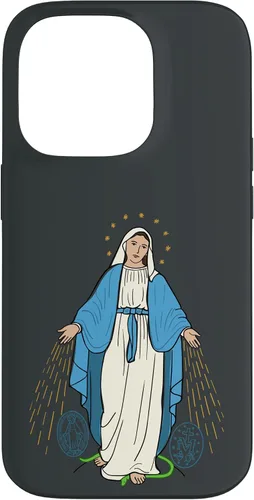 Vista 17 de Nuestra Señora de Gracia - Funda Milagrosa Virgen de la Medalla para iPhone 17