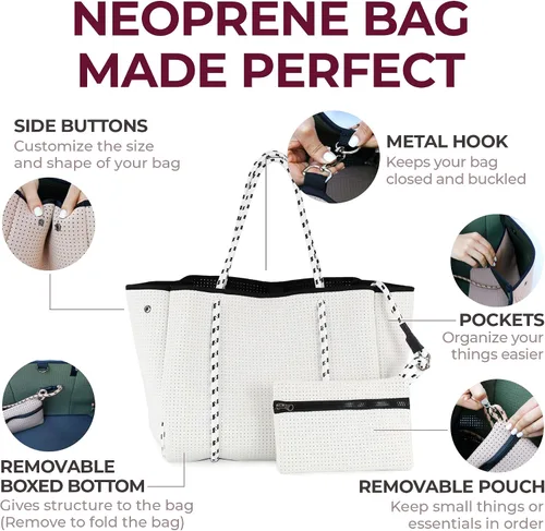 Vista 5 de POPUPS Bolsas grandes de neopreno - Bolsa de neopreno ligera y resistente al agua