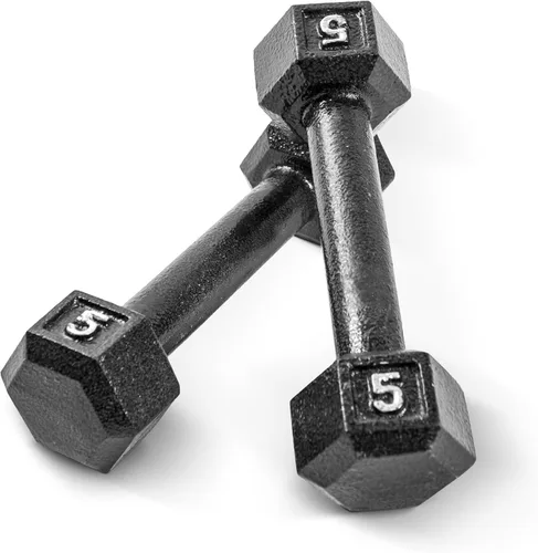 Vista 57 de CAP Barbell Mancuerna hexagonal de hierro fundido Múltiples opciones