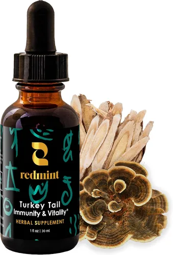 Vista 10 de Redmint Cordyceps - Tintura de hierbas de hongos - Deportes y físicos Arraigado en la sabiduría antigua de TCM Suplemento de mezcla de hongos