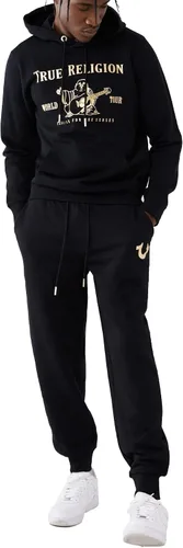 Vista 4 de True Religion Sudadera con capucha de forro polar Buda Metallic para hombre