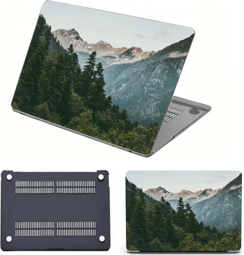 Vista 22 de Funda para laptop compatible con MacBook Air de 15 pulgadas, versión 2026-2023 M5 A3448 M4 A3241 A3114 M3 A2941 M2 Chip con pantalla de retina Mapa