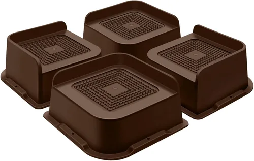 Vista 27 de ANNKUT Elevadores de cama de 1 pulgada resistentes, elevadores de muebles para cama, escritorio, mesa, sofá, sofá, elevadores de cama de gran