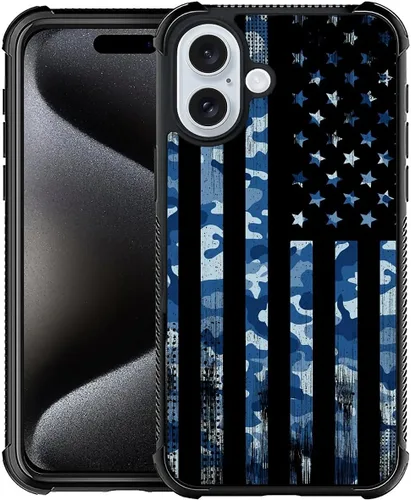 Vista 51 de Funda compatible con iPhone X/XS, diseño de bandera estadounidense de béisbol, TPU suave, a prueba de golpes, de vidrio templado, para iPhone X/XS