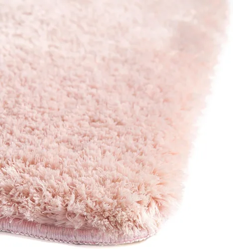 Vista 5 de Unique Loom Bano Luxe Bath Mat Collection - Alfombra de lujo (1 pies 8 pulgadas x 2 pies 7 pulgadas, rectangular, algodón rosa azúcar)