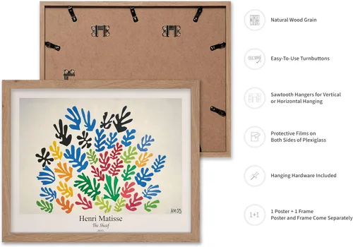 Vista 2 de Poster Master Póster vintage de Henri Matisse – Impresión retro de la gavilla – Arte de fauvismo – Pintura clásica – Ilustración estética