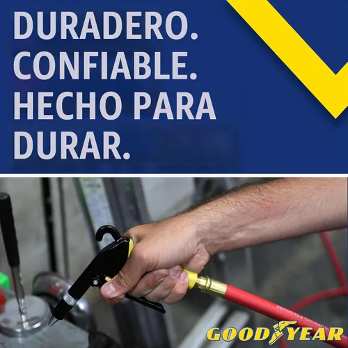 Vista 5 de Goodyear - Manguera de aire híbrida de 50' x 3/8", 300 PSI, sin torceduras, fabricada en Estados Unidos