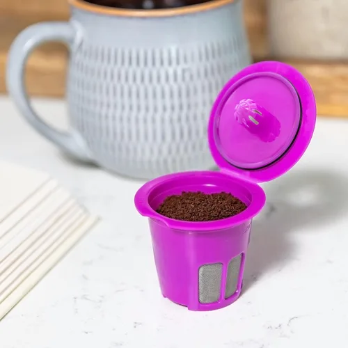 Vista 6 de Perfect Pod Cafe Flow 1-Stream - Filtro de cápsulas de café reutilizable – Cápsula K Cup recargable compatible con Keurig K-Mini Plus K-Duo