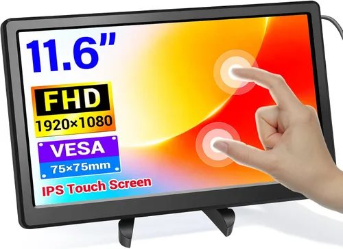 Vista 8 de ELECROW Monitor portátil de 8 pulgadas, mini monitor capacitivo sin tacto de 1280 x 800 con puerto HD compatible con Raspberry Pi, pantalla LCD