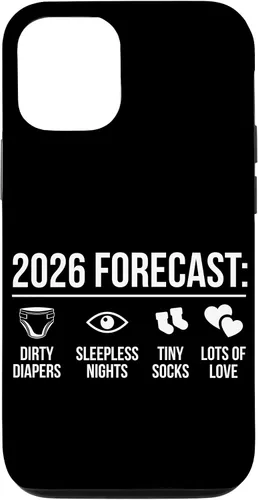 Vista 28 de Funny New Parents Future Mom Dad to Be 2026 Expecting Couple Case for iPhone 17