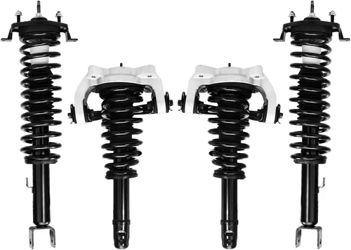 Vista 14 de Detroit Axle - 4 piezas de soportes para Toyota 2004 2005 2006 2007 2008 2009 Prius, soportes delanteros y traseros con resortes helicoidales