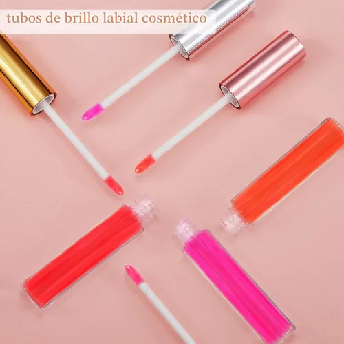 Vista 5 de Blulu 30 tubos de brillo de labios de 0.3 fl oz a granel vacío recargable 5