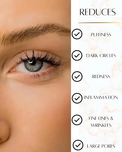 Vista 3 de Globos de hielo faciales de acero inoxidable para cara y ojos, reduce el enrojecimiento y las arrugas, rodillo facial de globo de hielo
