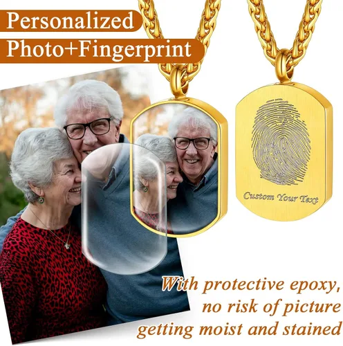Vista 156 de FindChic Collares personalizados con urna para cenizas, barra vertical, gato, luna, reloj de arena, garra de perro, acero inoxidable, chapado en oro