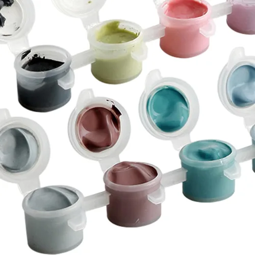 Vista 3 de Colaxi Pigmentos de cerámica Underglaze - Juego de pigmentos de color pintados de temperatura media, pigmentos de pintura, manualidades, arte