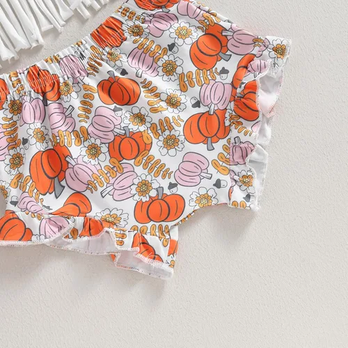 Vista 37 de Conjunto de camiseta y pantalones cortos para bebé niña del 4 de julio, camiseta y pantalones cortos para el Día de los Caídos