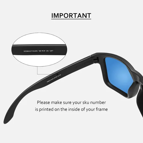 Vista 6 de Bsymbo Lentes de repuesto para gafas de sol Oakley M2 Frame Asian Fit - Varias opciones