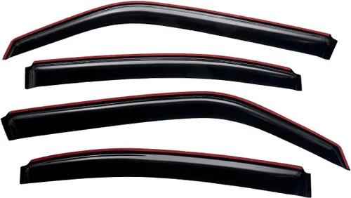 Vista 4 de Lightronic Visera de ventana de ventilación automática con clip extra duradero, se adapta a Dodge Charger 2006-2010, protección UV, deflector