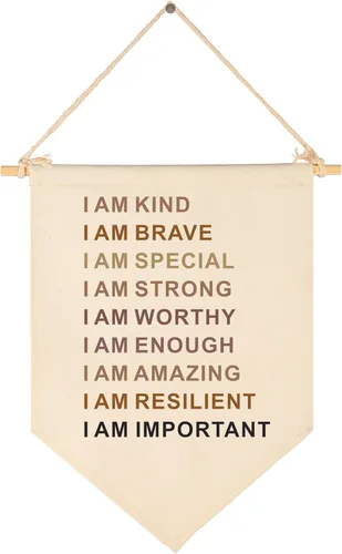 Vista 50 de Está Bien Cometer Errores - Banner de Educación en Salud Mental - Lona de Afirmaciones Positivas y Citas Decorativas para Maestros, Niños