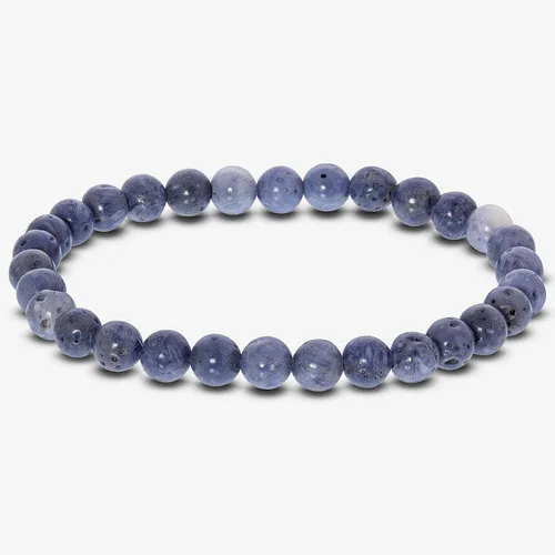 Vista 125 de Gem Avenue Handmade Round Bead Stretch Bracelet Unisex Natural Stone Beaded Jewelry for Men & Women, Elastic Wristband for Daily Wear