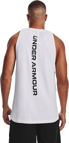 Vista 4 de Under Armour Camiseta de Algodón sin Mangas de la Línea Baseline para Hombre