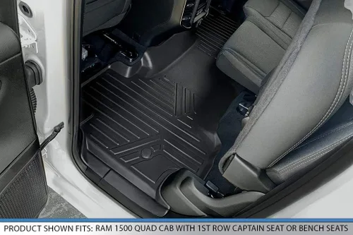 Vista 4 de MAXLINER Juego de alfombrillas de 2 filas para Ram 1500 2019-2024